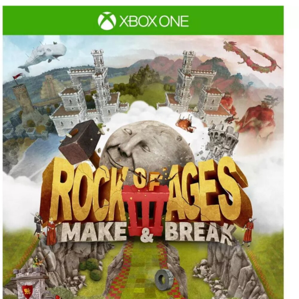 NEW Rock of Ages III: Make & Break - Xbox One - NWT sealed unopened